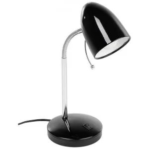 Lara Metal Adjustable Desk Lamp with USB Port, Black by Eglo, a Desk Lamps for sale on Style Sourcebook