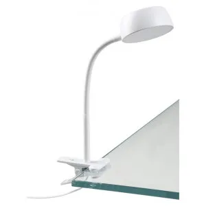 Ben LED Clamp Desk Lamp, White by Eglo, a Desk Lamps for sale on Style Sourcebook