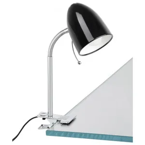 Lara Metal Adjustable Clamp Desk Lamp, Black by Eglo, a Desk Lamps for sale on Style Sourcebook