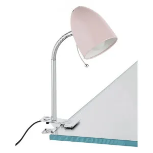 Lara Metal Adjustable Clamp Desk Lamp, Pink by Eglo, a Desk Lamps for sale on Style Sourcebook