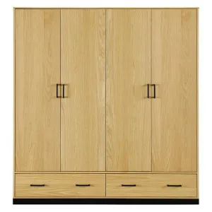 Dennison American White Oak 4 Door Wardrobe by Millesime, a Wardrobes for sale on Style Sourcebook