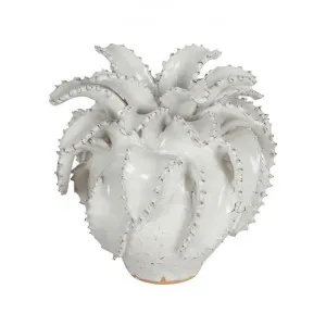 Dalice Ceramic Pineapple Sculpture, White by Florabelle, a Statues & Ornaments for sale on Style Sourcebook