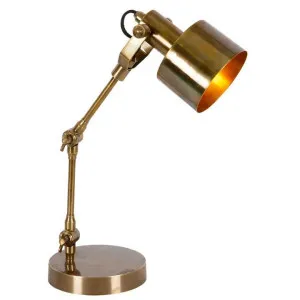 Portofino Metal Adjustable Desk Lamp, Antique Brass by Emac & Lawton, a Desk Lamps for sale on Style Sourcebook
