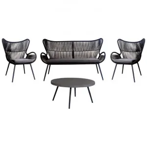 Winstanley 4 Piece Woven Rope Outdoor Lounge Set by Dodicci, a Outdoor Sofas for sale on Style Sourcebook