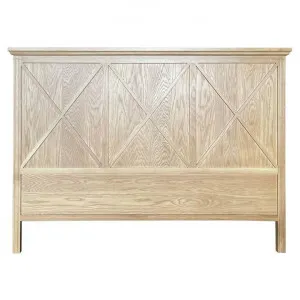 Aston Oak Timber Bed Headboard, King, Natural Oak by Manoir Chene, a Bed Heads for sale on Style Sourcebook