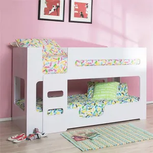 Yoyo Low Bunk Bed, Single, White by SGA Furniture, a Kids Beds & Bunks for sale on Style Sourcebook