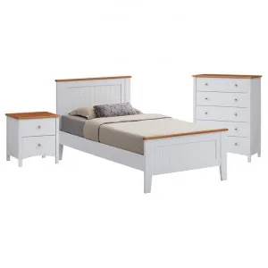 Loix 3 Piece Wooden Bedroom Suite with Tallboy, King Single by Dodicci, a Bedroom Sets & Suites for sale on Style Sourcebook