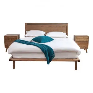 Willmot Mountain Ash Timber 3 Piece Platform Bed & Bedside Suite, Queen by Hanson & Co., a Bedroom Sets & Suites for sale on Style Sourcebook