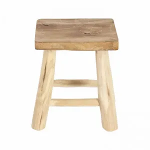 Verin Teak Timber Camp Stool by El Diseno, a Stools for sale on Style Sourcebook