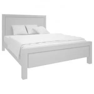 Kanye Acacia Timber Bed, Queen, Rustic White by MY Room, a Beds & Bed Frames for sale on Style Sourcebook
