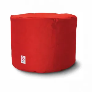Indosoul Cordoba Outdoor Round Ottoman Bean Bag Cover, Red by Indosoul, a Outdoor Chairs for sale on Style Sourcebook