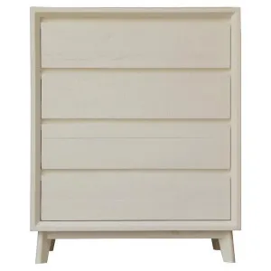 Norre Pine Timber 4 Drawer Tallboy by Rivendell Furniture, a Dressers & Chests of Drawers for sale on Style Sourcebook