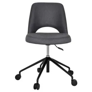 Albury Commercial Grade Gravity Fabric Gas Lift Office Chair, V2, Slate / Black by Eagle Furn, a Chairs for sale on Style Sourcebook