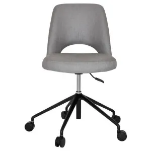 Albury Commercial Grade Gravity Fabric Gas Lift Office Chair, V2, Steel / Natural by Eagle Furn, a Chairs for sale on Style Sourcebook