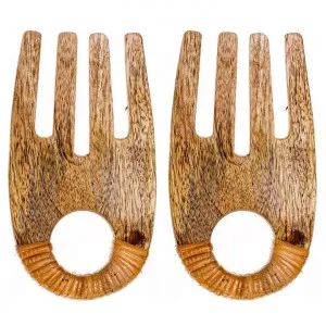 Muir Mango Wood Salad Server Set by Casa Uno, a Cutlery for sale on Style Sourcebook