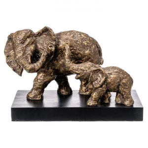 Nerang Sculpture Ornament, Mother & Child Elephant by Casa Uno, a Statues & Ornaments for sale on Style Sourcebook