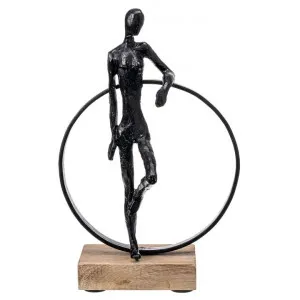 Sheraton Sculputure Ornament, Man with Ring by Casa Uno, a Statues & Ornaments for sale on Style Sourcebook