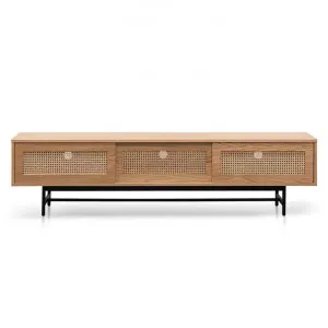 Moncloa Wooden Sliding Door TV Unit, 180cm, Natural by Conception Living, a Entertainment Units & TV Stands for sale on Style Sourcebook