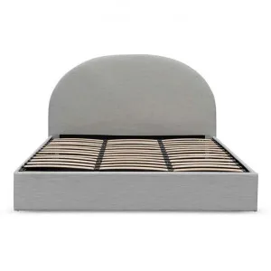 Oran Fabric Gas Lift Platform Bed, King, Pearl Grey by Conception Living, a Beds & Bed Frames for sale on Style Sourcebook