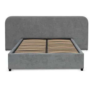 Toledo Fabric Gas Lift Platform Bed, Queen, Flint Grey by Conception Living, a Beds & Bed Frames for sale on Style Sourcebook