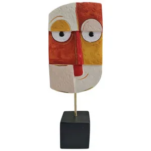 Pablo Mask on Stand Decor, #4 by Paradox, a Statues & Ornaments for sale on Style Sourcebook