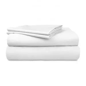 Algodon 300TC Cotton Sheet Set, King, White by Algodon, a Bedding for sale on Style Sourcebook