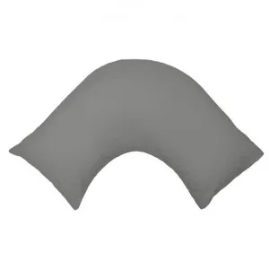 Algodon 300TC Cotton V-shape Pillowcase, Charcoal by Algodon, a Bedding for sale on Style Sourcebook