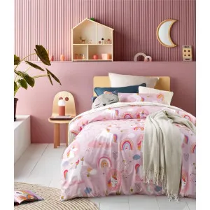 Happy Kids Dream Big "Glow In The Dark" Quilt Cover Set, Single by Happy Kids, a Bedding for sale on Style Sourcebook