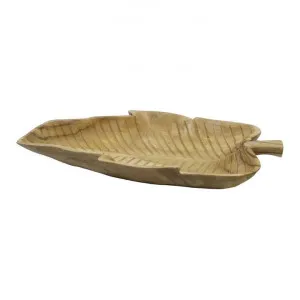 Malaga Teak Timber Leaf Tray by Florabelle, a Trays for sale on Style Sourcebook