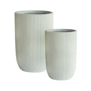 Zagg 2 Piece Magnesia Tall Planter Set by Florabelle, a Plant Holders for sale on Style Sourcebook