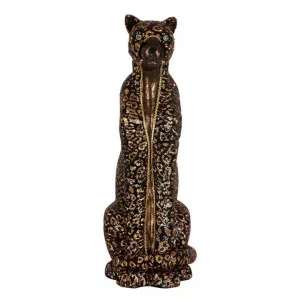 Cartera Seqin Leopard Sculpture by Florabelle, a Statues & Ornaments for sale on Style Sourcebook
