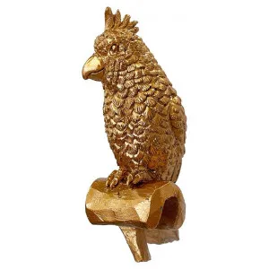 Margery Gold Cockatoo Pot Hanger, Pack of 2 by Casa Bella, a Statues & Ornaments for sale on Style Sourcebook