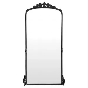 Belle Vie Baroque Iron Frame Wall Mirror, 190cm, Aged Black by French Country Collection, a Mirrors for sale on Style Sourcebook