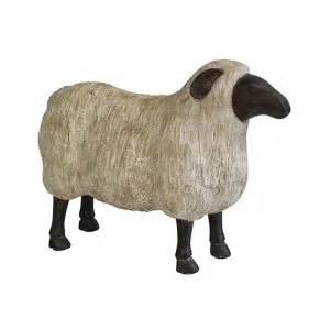 Jaffey Sheep Sculpture by French Country Collection, a Statues & Ornaments for sale on Style Sourcebook