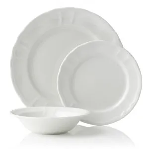 Noritake Baroque White Fine Porcelain 12 Piece Dinner Set by Noritake, a Dinner Sets for sale on Style Sourcebook