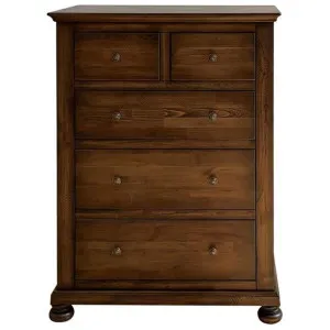 Aore Mountain Ash Timber 5 Drawer Tallboy by Hanson & Co., a Dressers & Chests of Drawers for sale on Style Sourcebook