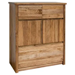 Marnar Mountain Ash Timber 2 Door 3 Drawer Tallboy by Hanson & Co., a Dressers & Chests of Drawers for sale on Style Sourcebook