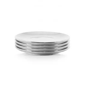 VTWonen Michallon Porcelain Side Plate, 12cm, Set of 4, Silver by vtwonen, a Plates for sale on Style Sourcebook