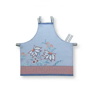 Pip Studio Flower Festival Cotton Apron, Light Blue by Pip Studio, a Aprons for sale on Style Sourcebook