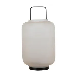 Climont Frosted Glass Lantern, Large by Casa Bella, a Lanterns for sale on Style Sourcebook