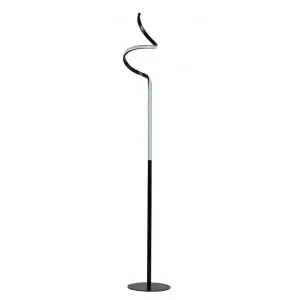 Chipper Metal Spiral LED Floor Lamp, Black by Lexi Lighting, a Floor Lamps for sale on Style Sourcebook