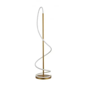 Lyona Metal LED Floor Lamp, Gold by Lexi Lighting, a Floor Lamps for sale on Style Sourcebook
