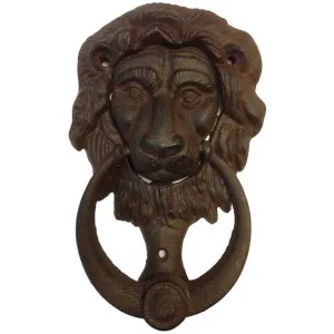 Kingslane Cast Iron Door Knocker, Antique Rust by Mr Gecko, a Garden Decor for sale on Style Sourcebook