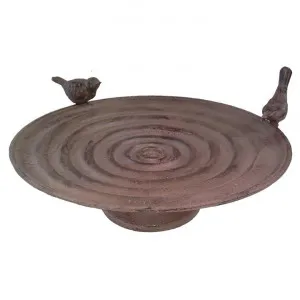 Ripple Cast Iron Bird Bath, Antique Rust by Mr Gecko, a Statues & Lawn Ornaments for sale on Style Sourcebook