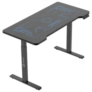 ONEX GDE1400G RGB Tempered Glass Electric Height Adjustable Standing Gaming Desk, 136cm by ONEX, a Desks for sale on Style Sourcebook