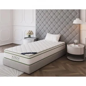 Avocado Boxed Euro Top Pocket Spring Firm Mattress, King Single by ZZiZZ, a Mattresses for sale on Style Sourcebook