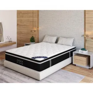 Eclipse Boxed Luxury Euro Top Pocket Spring Medium Mattress, Queen by ZZiZZ, a Mattresses for sale on Style Sourcebook