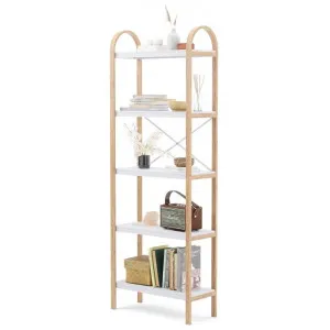 Umbra Bellwood Wooden Display Shelf, Large, White / Natural by Umbra, a Wall Shelves & Hooks for sale on Style Sourcebook