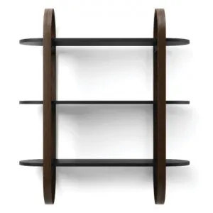 Umbra Bellwood Wooden Wall Shelf, Black / Walnut by Umbra, a Wall Shelves & Hooks for sale on Style Sourcebook
