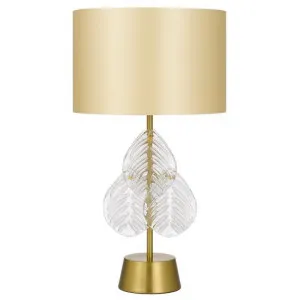 Melania Iron Base Table Lamp, Gold by Telbix, a Table & Bedside Lamps for sale on Style Sourcebook